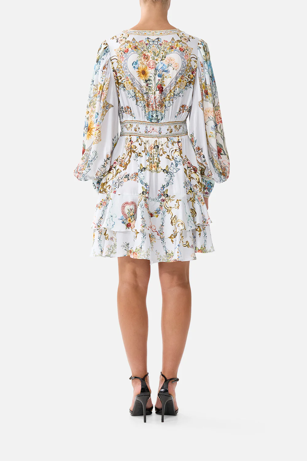 BUTTON FRONT FRILL DRESS SEVILLE SWEETHEART - Image 2