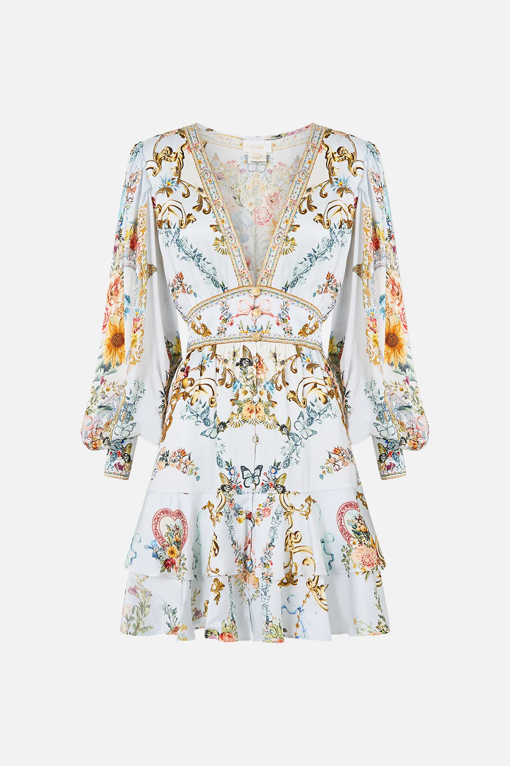 BUTTON FRONT FRILL DRESS SEVILLE SWEETHEART - Image 3