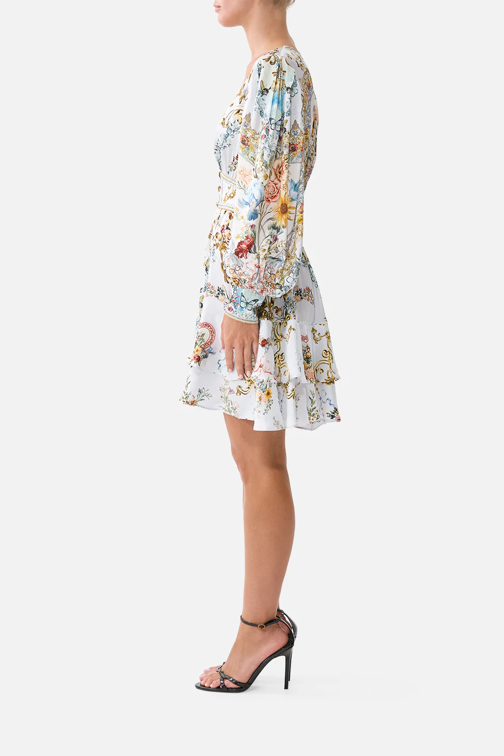 BUTTON FRONT FRILL DRESS SEVILLE SWEETHEART - Image 4