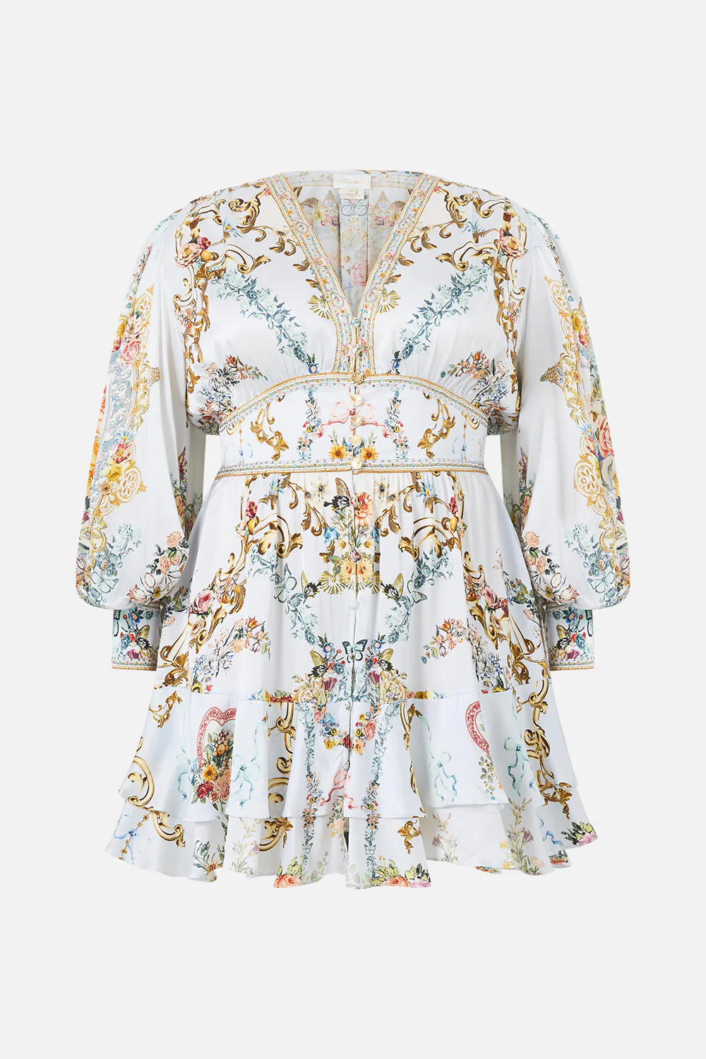 BUTTON FRONT FRILL DRESS SEVILLE SWEETHEART - Image 8