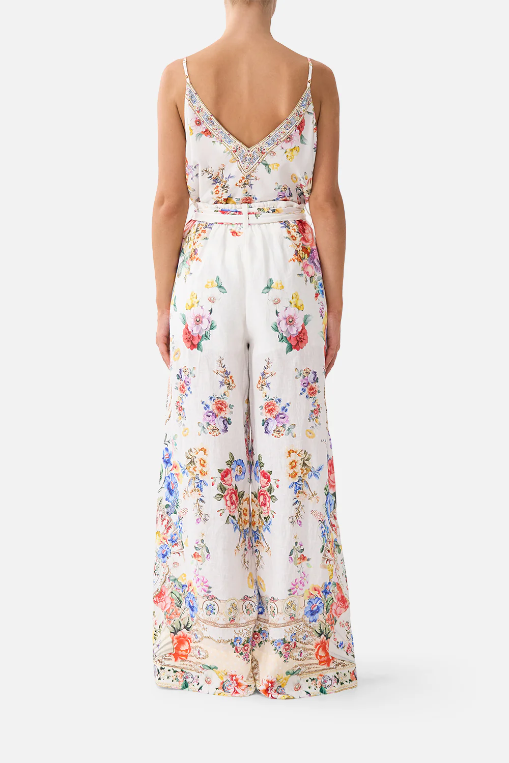 SCARF BELT WIDE LEG PANT I LEFT MY HEART IN GRANADA - Image 2