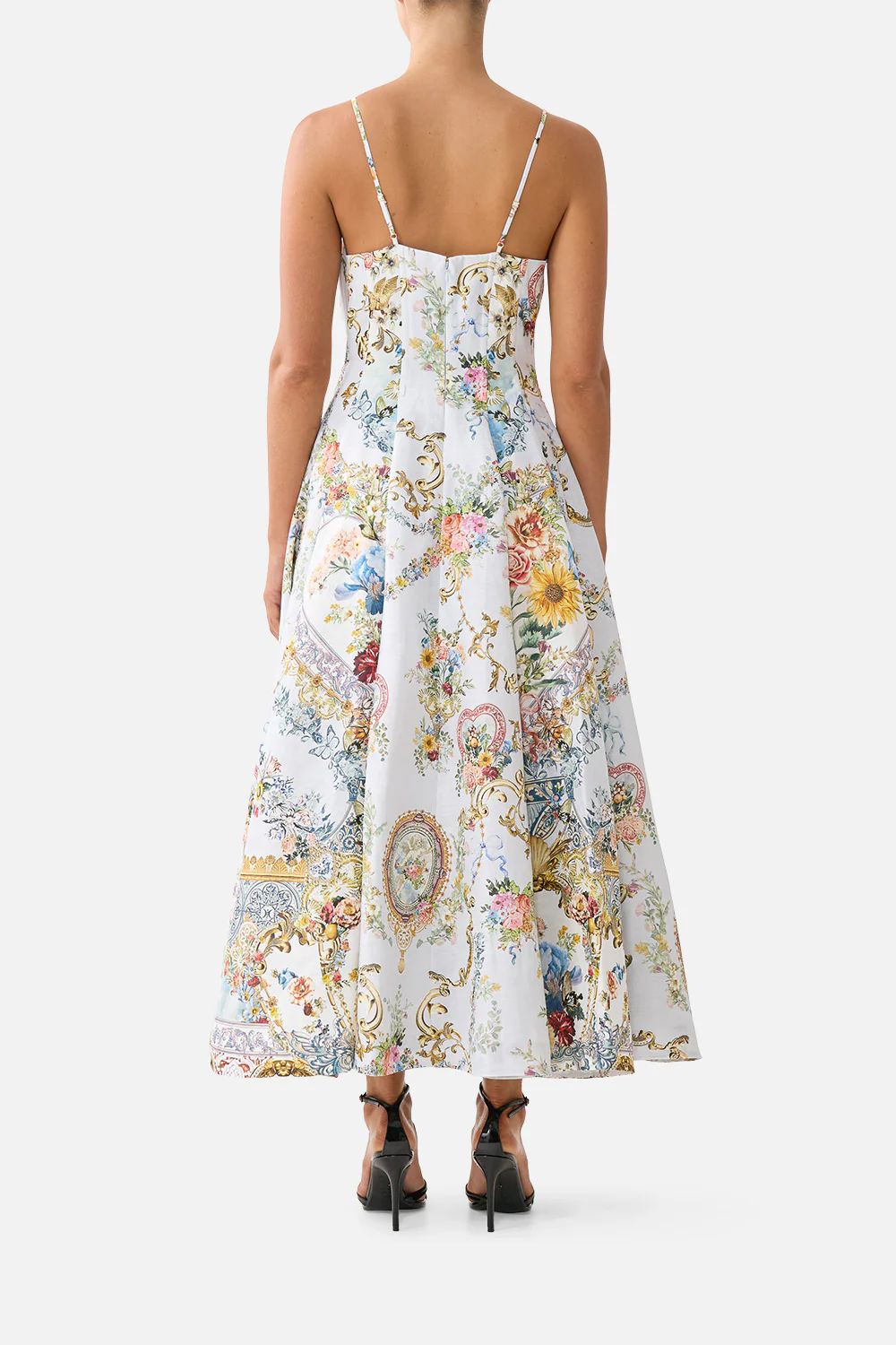 CORSET DRESS WITH LONG FLARED SKIRT SEVILLE SWEETHEART - Image 2