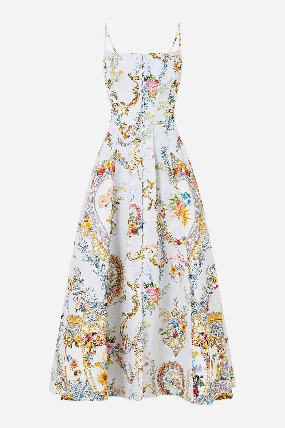 CORSET DRESS WITH LONG FLARED SKIRT SEVILLE SWEETHEART - Image 3