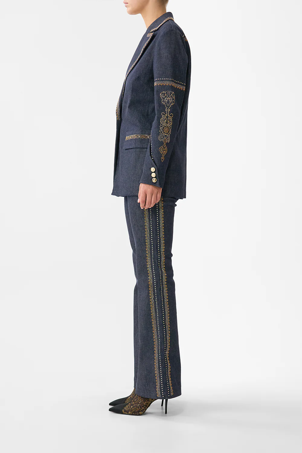 JACKET WITH SLEEVE CUT OUT DETAIL NOTES FROM THE BLUE ROOM - Image 4