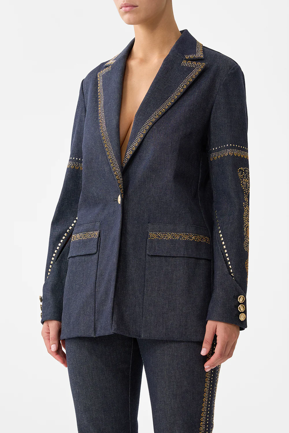 JACKET WITH SLEEVE CUT OUT DETAIL NOTES FROM THE BLUE ROOM - Image 5
