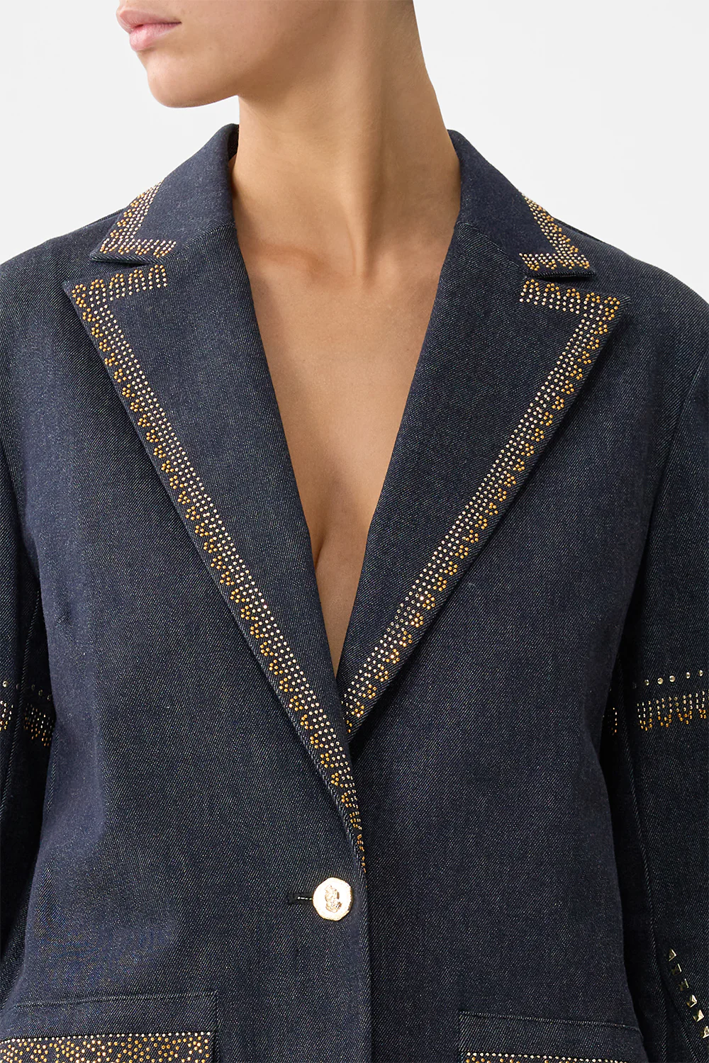JACKET WITH SLEEVE CUT OUT DETAIL NOTES FROM THE BLUE ROOM - Image 7