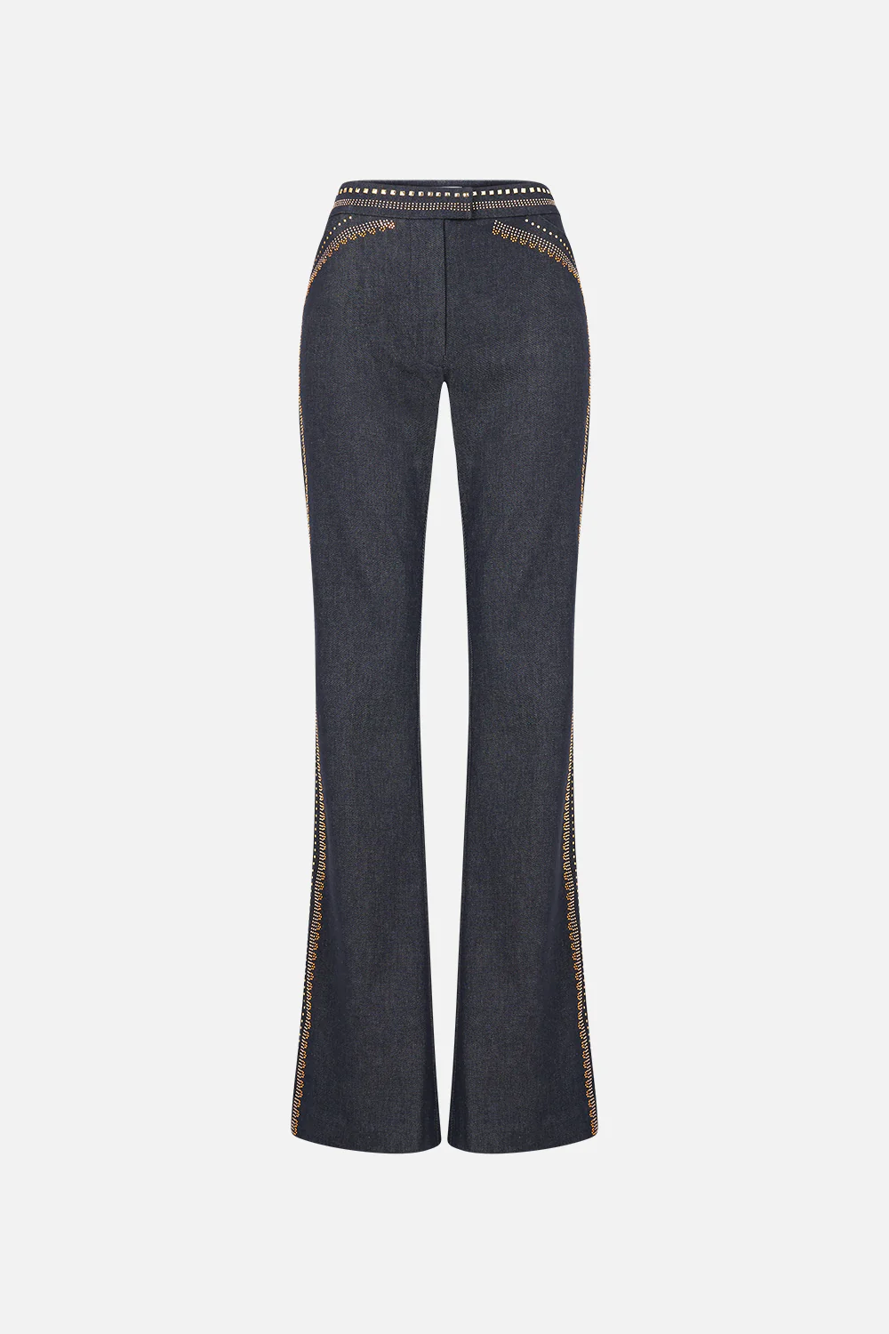 FLARE TROUSER WITH SEAM DETAIL NOTES FROM THE BLUE ROOM - Image 3