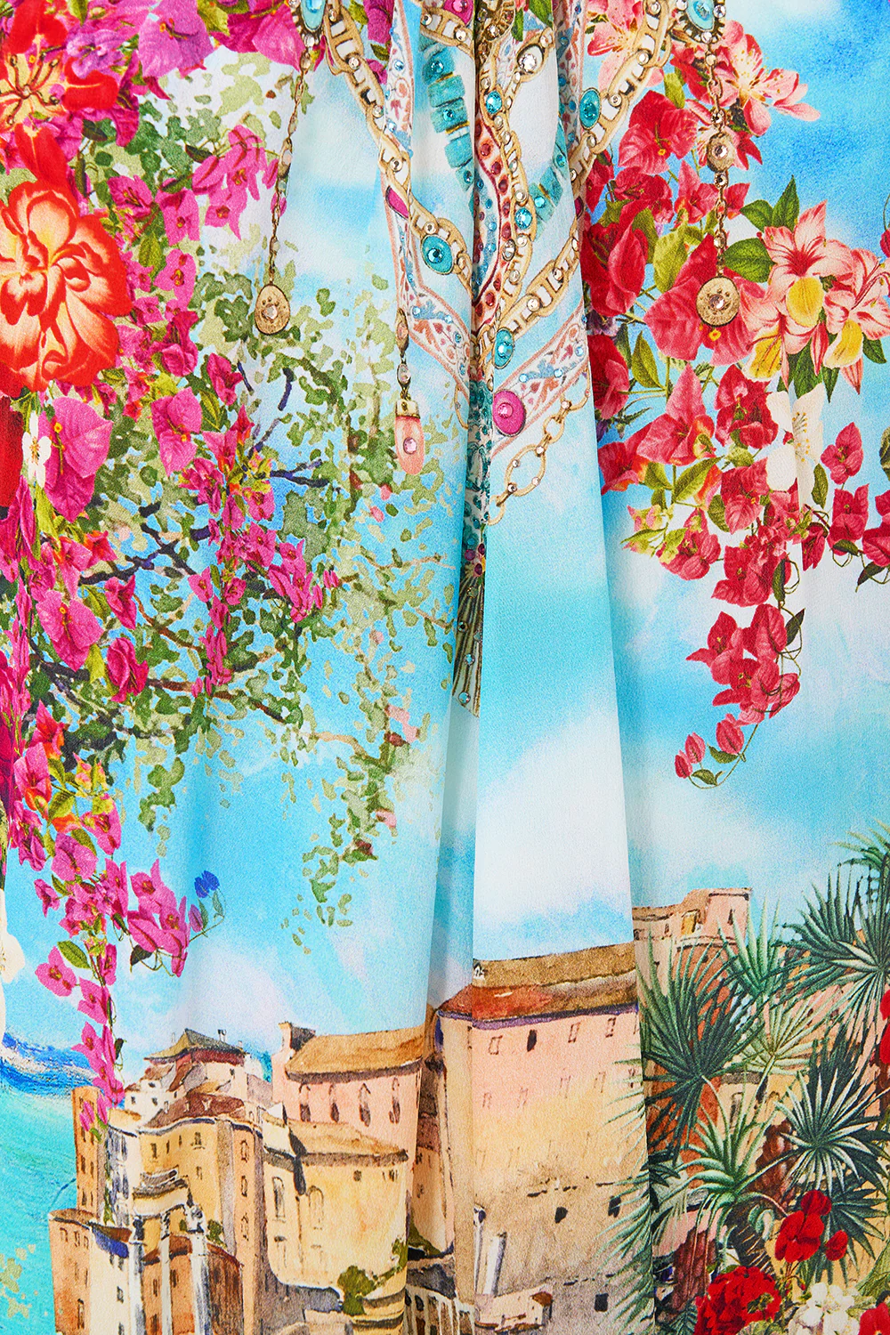 GATHER NECK HARDWARE MAXI DRESS MEET ME IN MALLORCA - Image 8