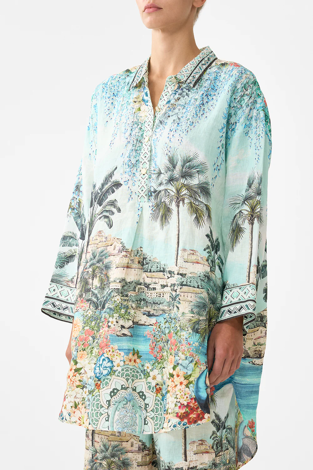 RELAXED HIGH LOW SHIRT DRESS BALEARIC BEBÉ - Image 5
