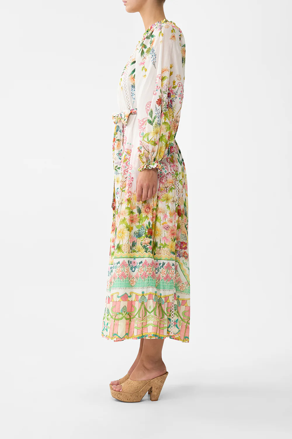 ONE SHOULDER DRESS WITH BLOUSON SLEEVE THE CALL OF CATALONIA - Image 4