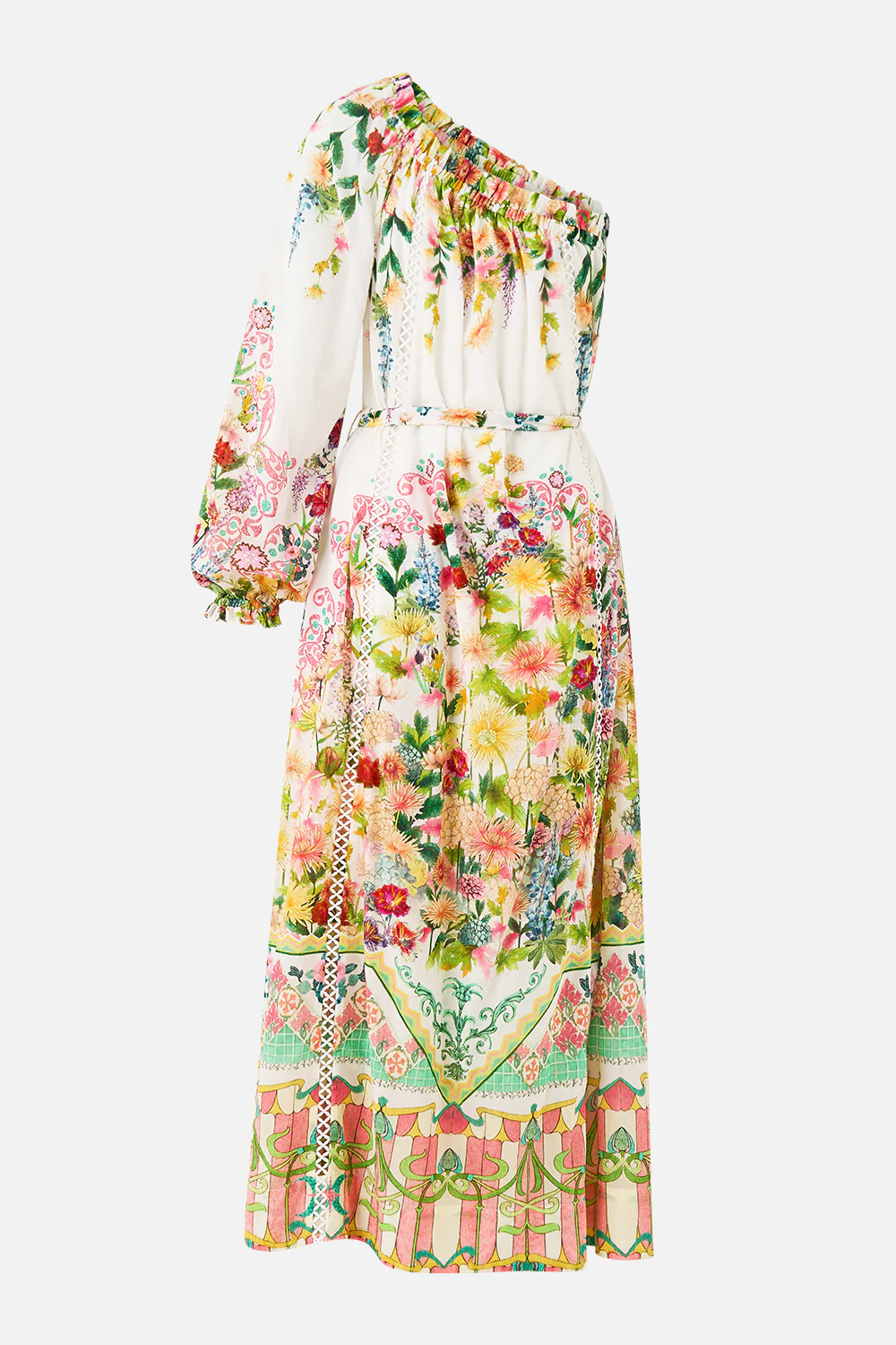 ONE SHOULDER DRESS WITH BLOUSON SLEEVE THE CALL OF CATALONIA - Image 7