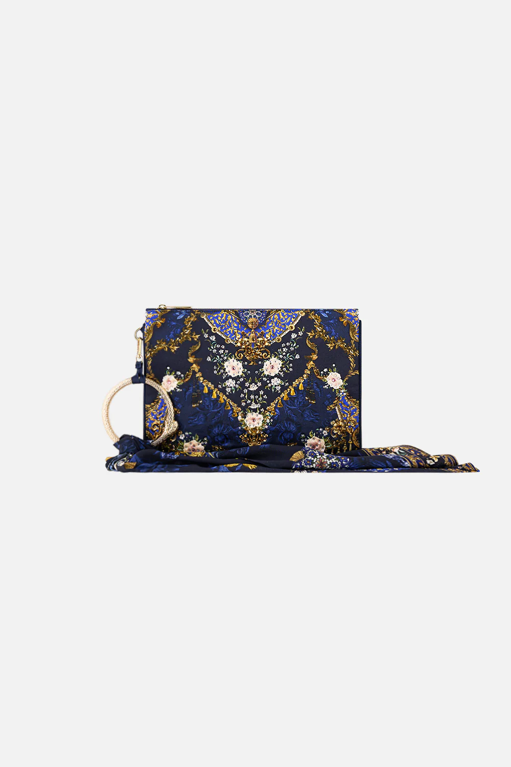 RING SCARF CLUTCH NOTES FROM THE BLUE ROOM