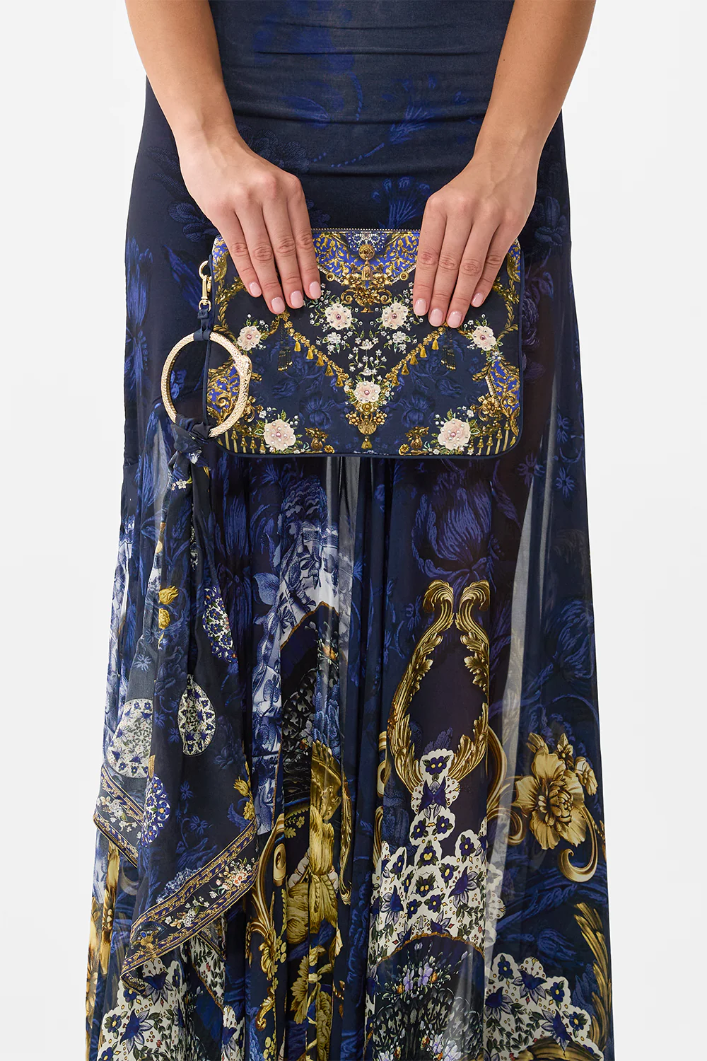 RING SCARF CLUTCH NOTES FROM THE BLUE ROOM - Image 5