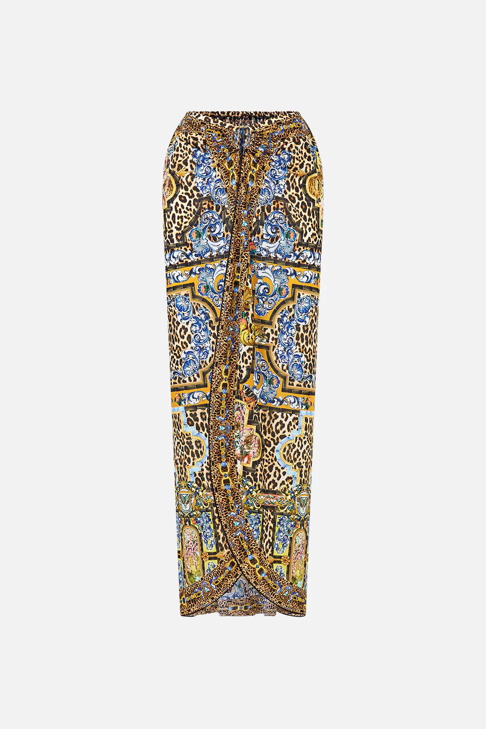 MULTI WEAR BEACH MIDI DRESS WITH RING FRONT SEVILLIAN STYLE - Image 3