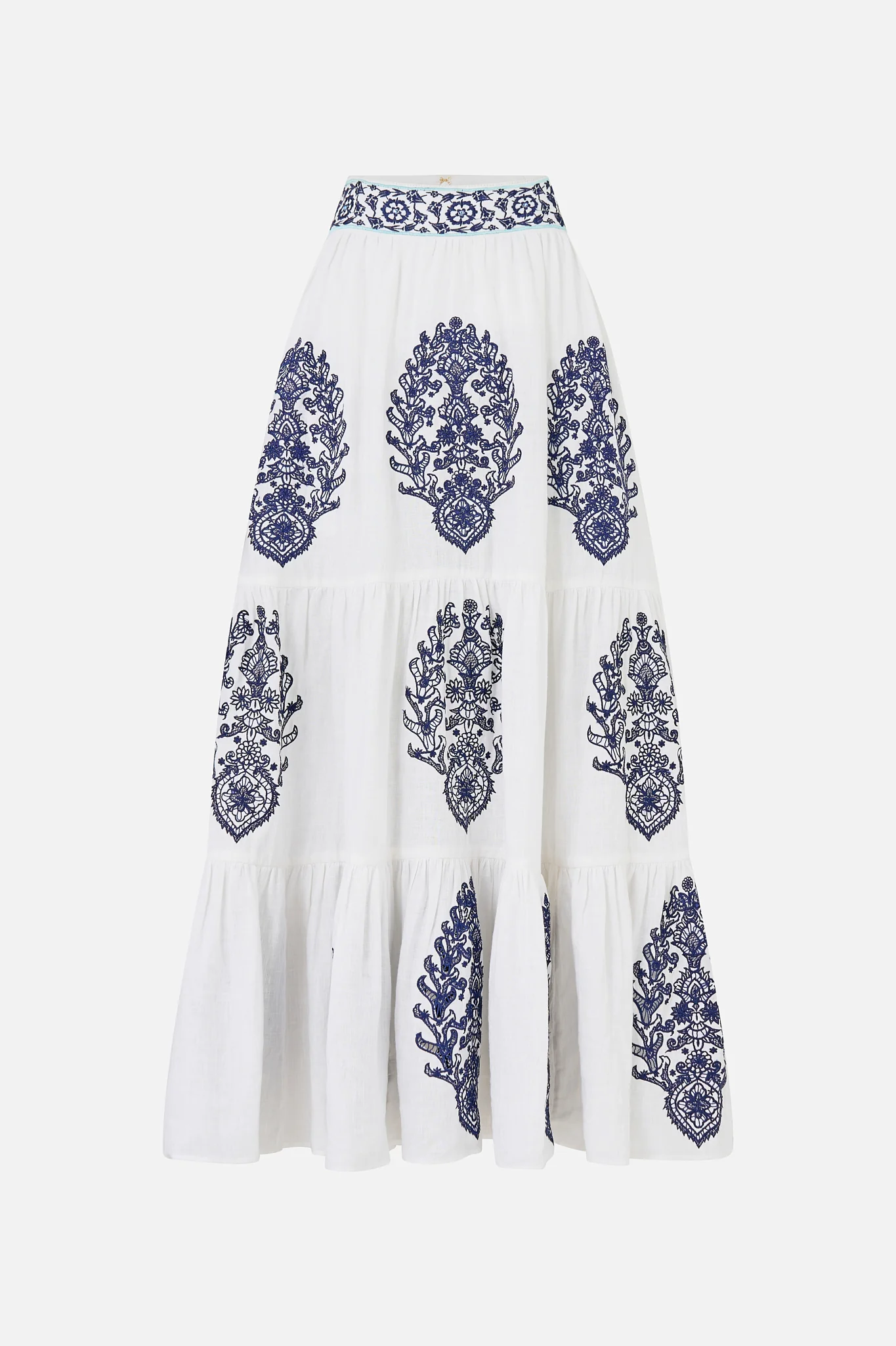 TIERED EMBROIDERED SKIRT ISNIK LULLABY - Image 3