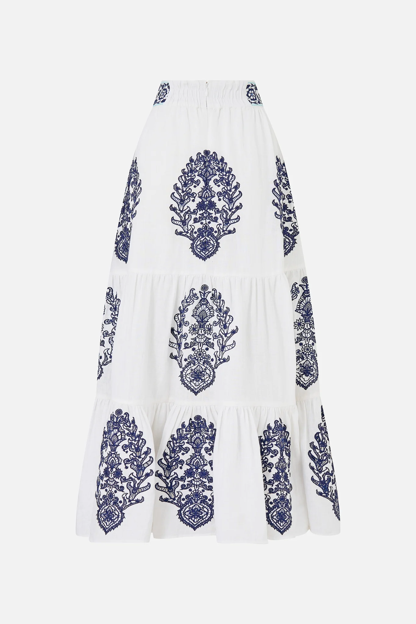 TIERED EMBROIDERED SKIRT ISNIK LULLABY - Image 7