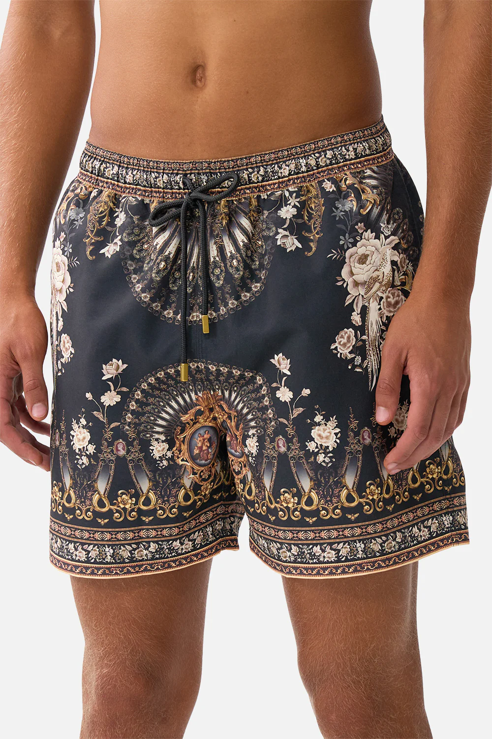 MID LENGTH BOARDSHORT WITH ELASTIC WAIST FLAMENCO FOLKLORE - Image 5