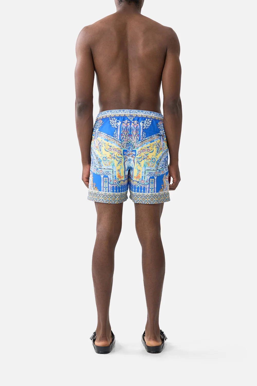 MID LENGTH BOARDSHORT WITH ELASTIC WAIST BENEATH THE ANDALUSIAN SUN - Image 2