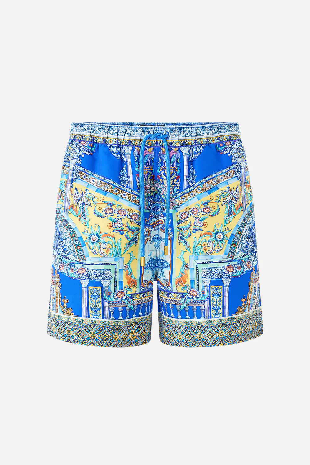 MID LENGTH BOARDSHORT WITH ELASTIC WAIST BENEATH THE ANDALUSIAN SUN - Image 3