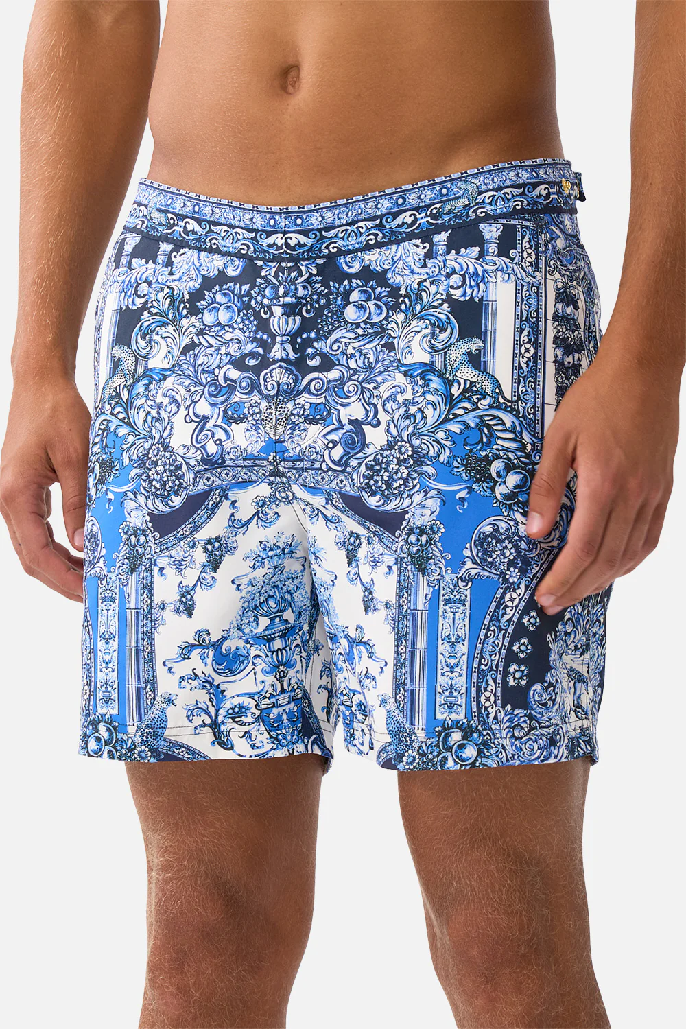 MID LENGTH BOARDSHORT WITH FIXED WAIST A TILED WONDERLAND - Image 5