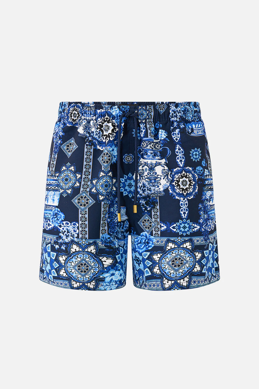MID LENGTH BOARDSHORT WITH ELASTIC WAIST A TILED WONDERLAND - Image 3