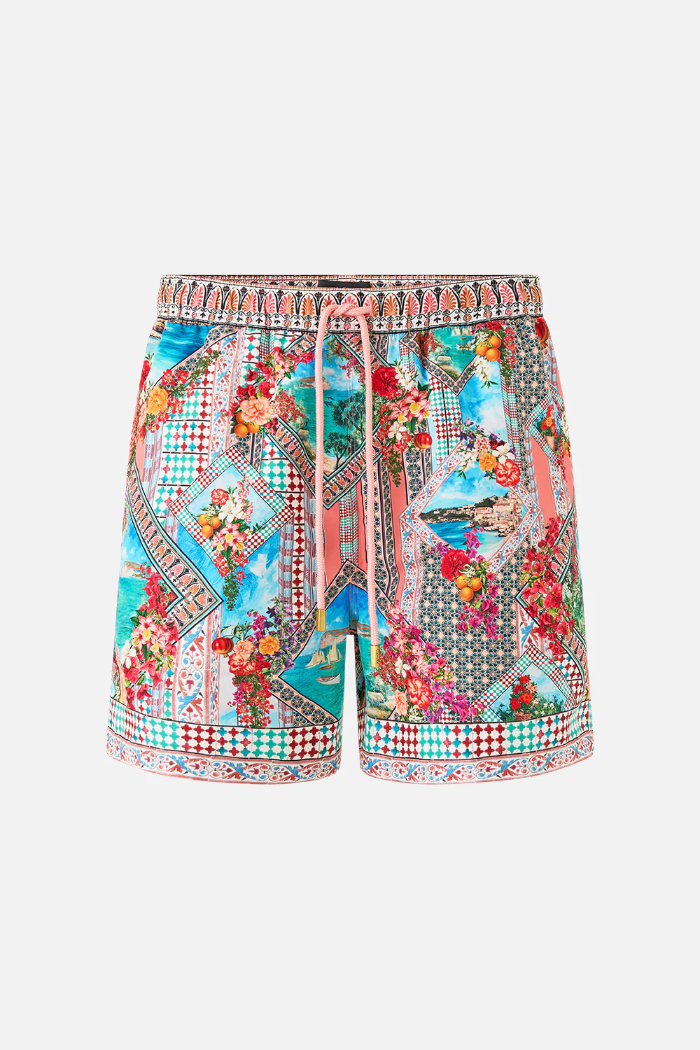 MID LENGTH BOARDSHORT WITH ELASTIC WAIST MEET ME IN MALLORCA - Image 3