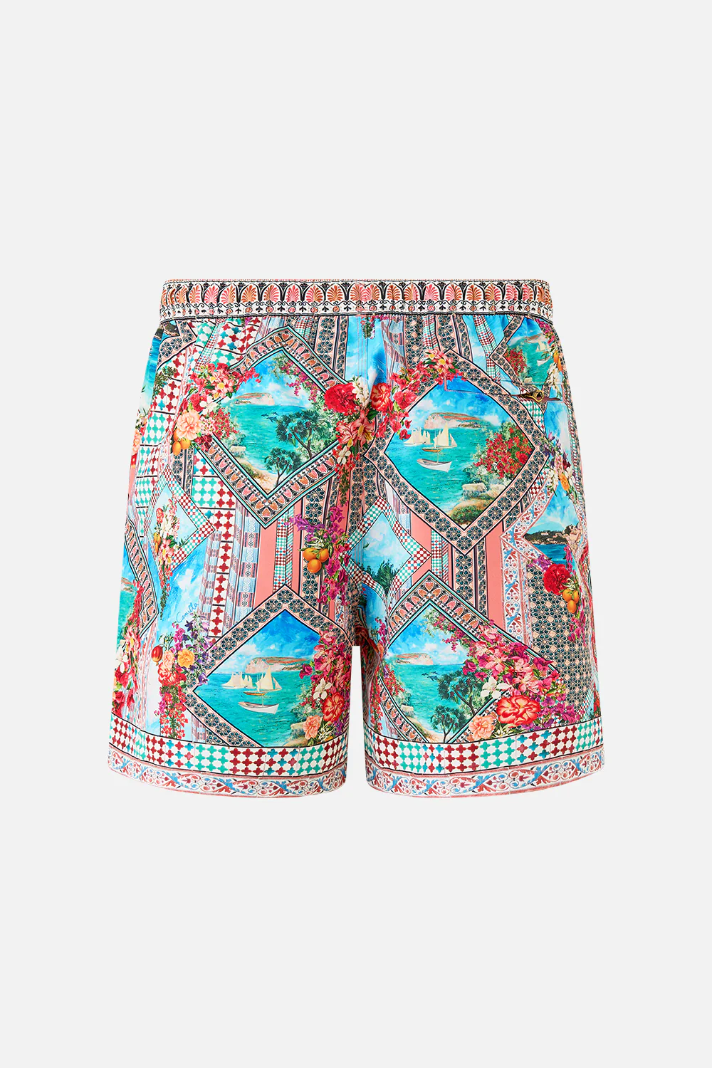 MID LENGTH BOARDSHORT WITH ELASTIC WAIST MEET ME IN MALLORCA - Image 6