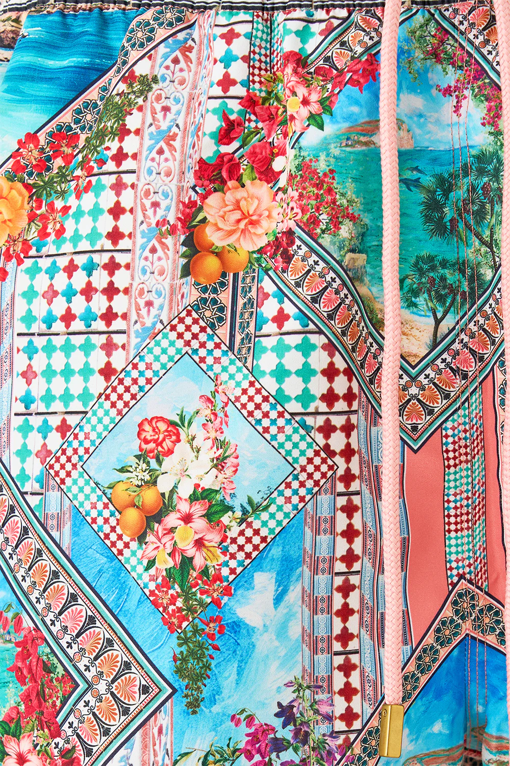 MID LENGTH BOARDSHORT WITH ELASTIC WAIST MEET ME IN MALLORCA - Image 7