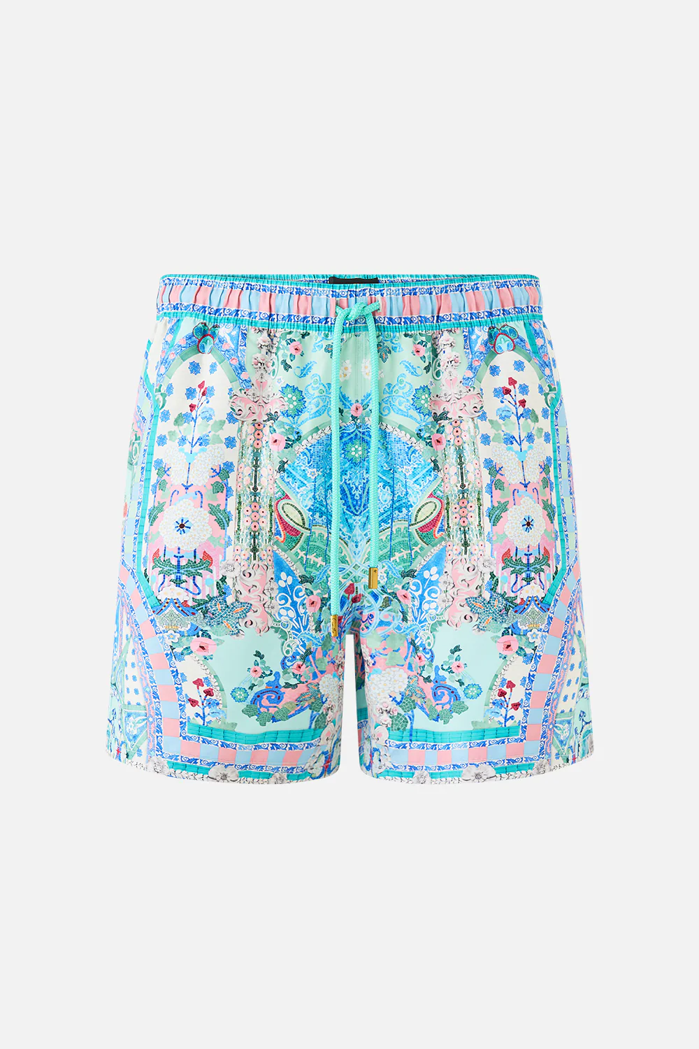 MID LENGTH BOARDSHORT WITH ELASTIC WAIST MIDSUMMER MOSAICS - Image 3