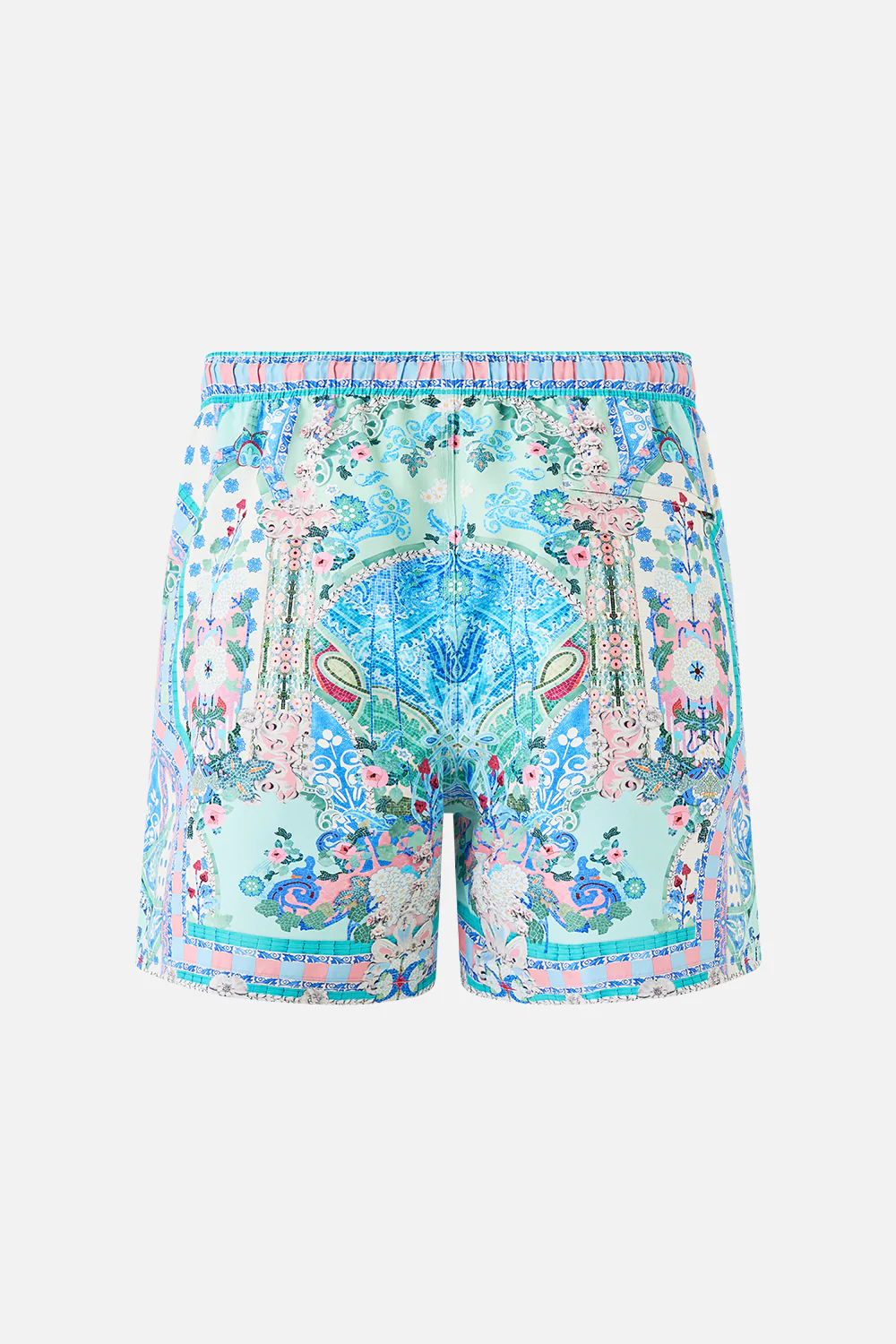 MID LENGTH BOARDSHORT WITH ELASTIC WAIST MIDSUMMER MOSAICS - Image 6