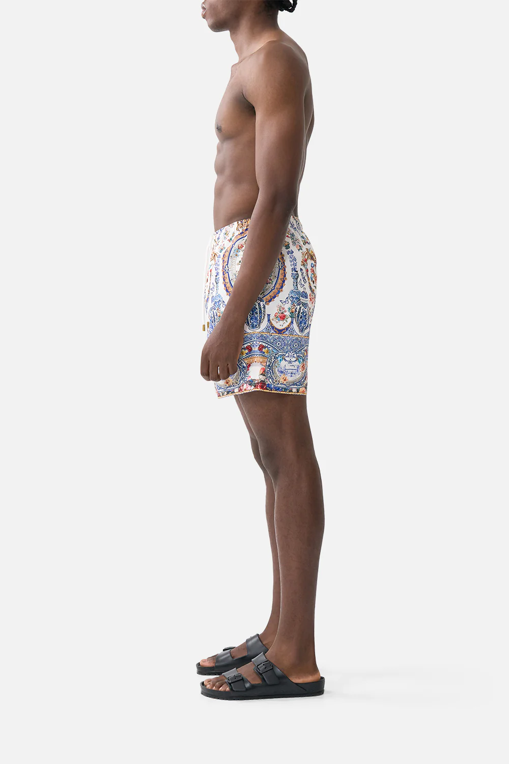 MID LENGTH BOARDSHORT WITH ELASTIC WAIST THE POTTERY PARLOUR - Image 4