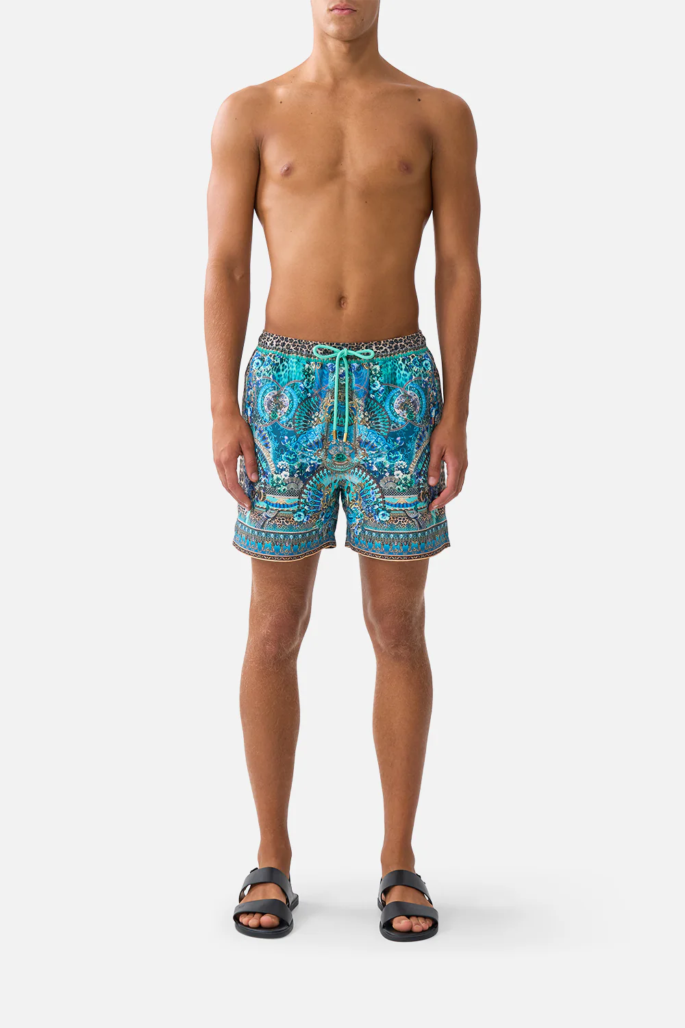 MID LENGTH BOARDSHORT WITH ELASTIC WAIST FLAMENCO EUPHORIA