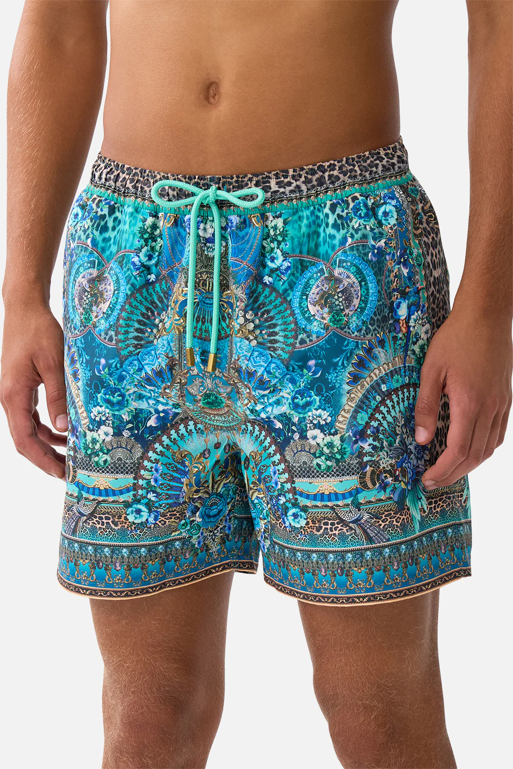 MID LENGTH BOARDSHORT WITH ELASTIC WAIST FLAMENCO EUPHORIA - Image 5