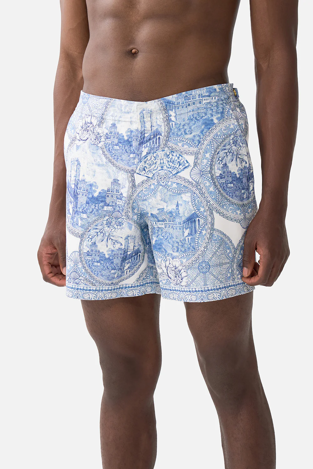 MID LENGTH BOARDSHORT WITH FIXED WAIST THE HUM OF THE ALHAMBRA - Image 5