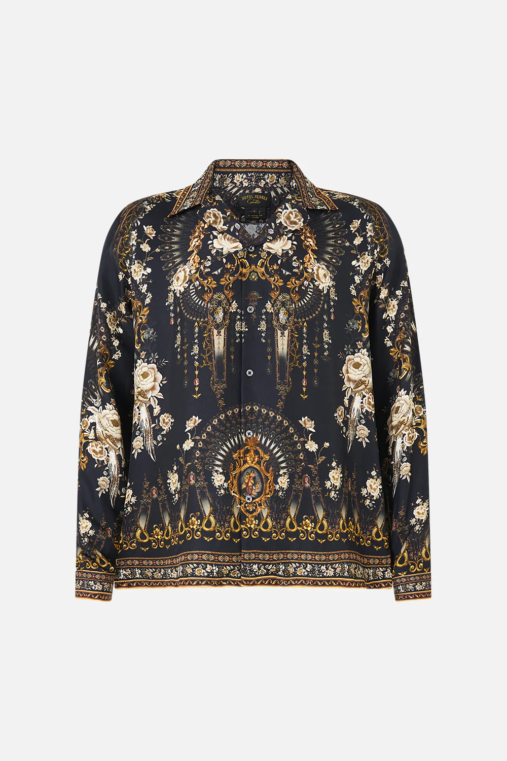 LONG SLEEVE CAMP COLLARED SHIRT FLAMENCO FOLKLORE - Image 3