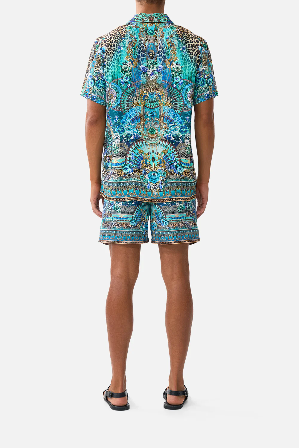 SHORT SLEEVE CAMP COLLARED SHIRT FLAMENCO EUPHORIA - Image 2
