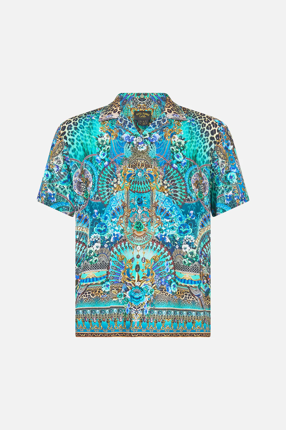 SHORT SLEEVE CAMP COLLARED SHIRT FLAMENCO EUPHORIA - Image 3