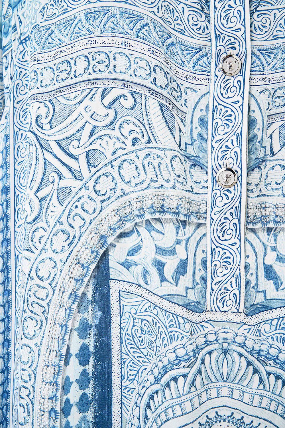 SHIRT DRESS WITH BLOUSON SLEEVE THE HUM OF THE ALHAMBRA - Image 8