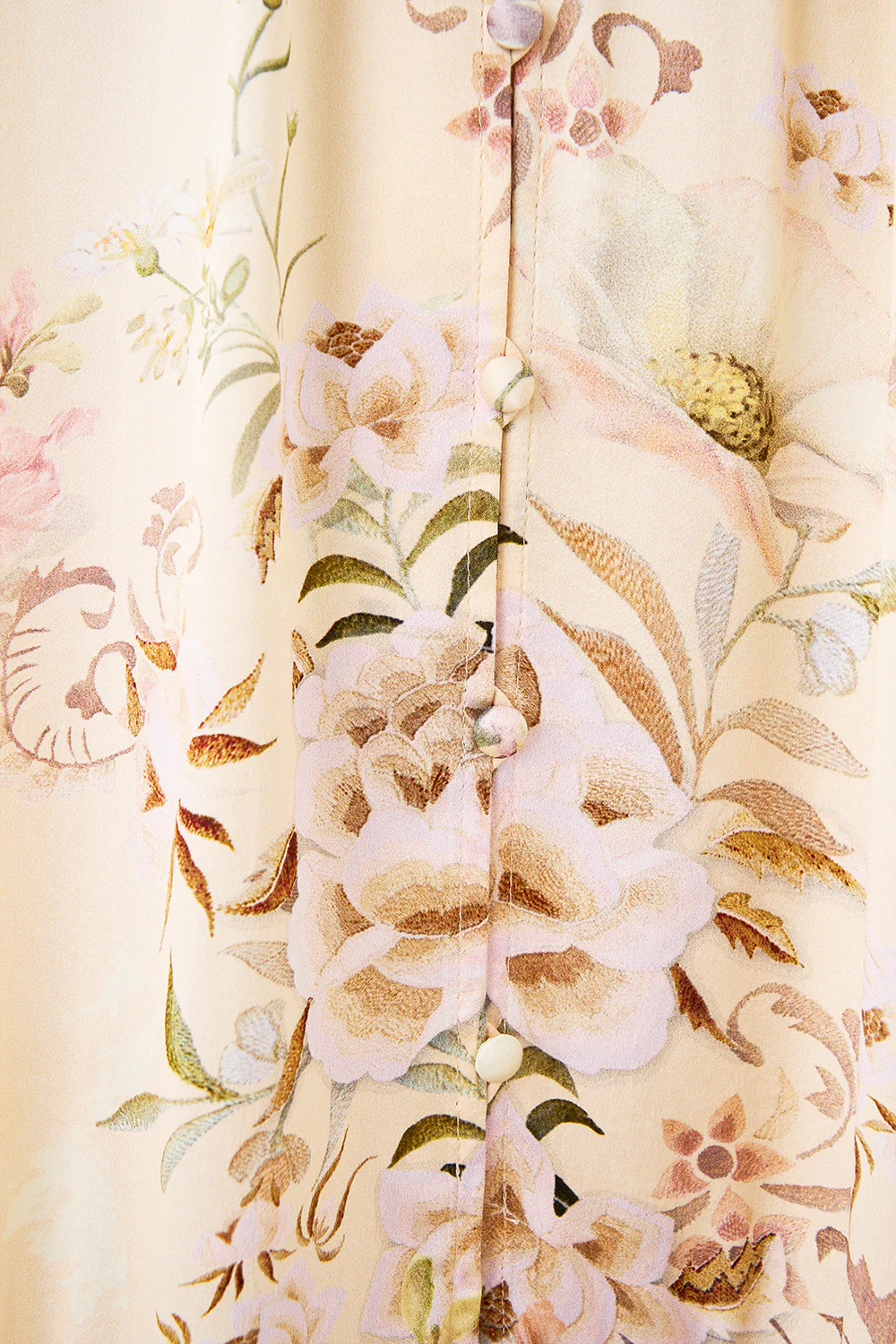 LONG BUTTON FRONT DRESS ADORNED IN ARANJUEZ - Image 9