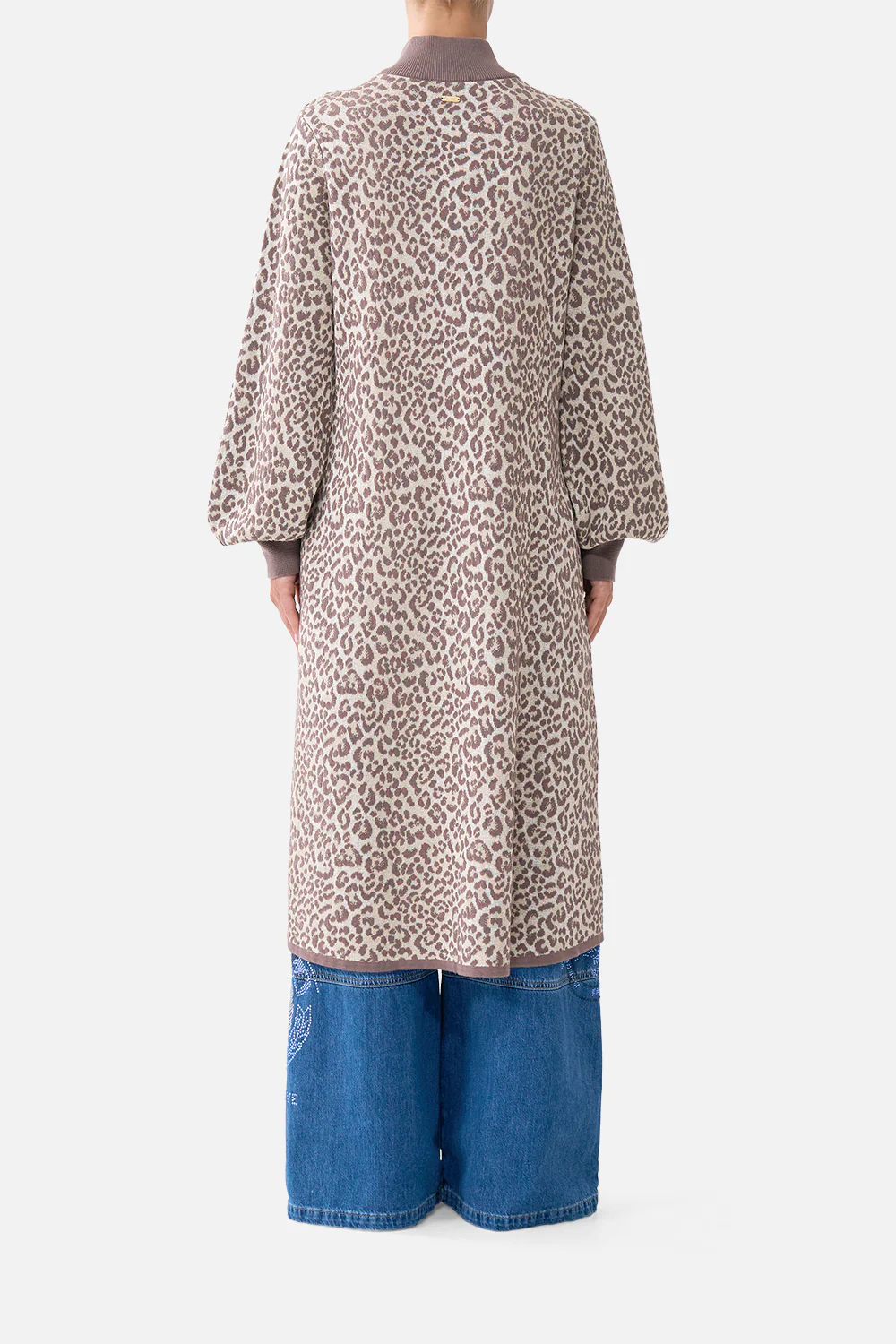 A-LINE KNIT COAT ARANJUEZ ANIMALIA - Image 2