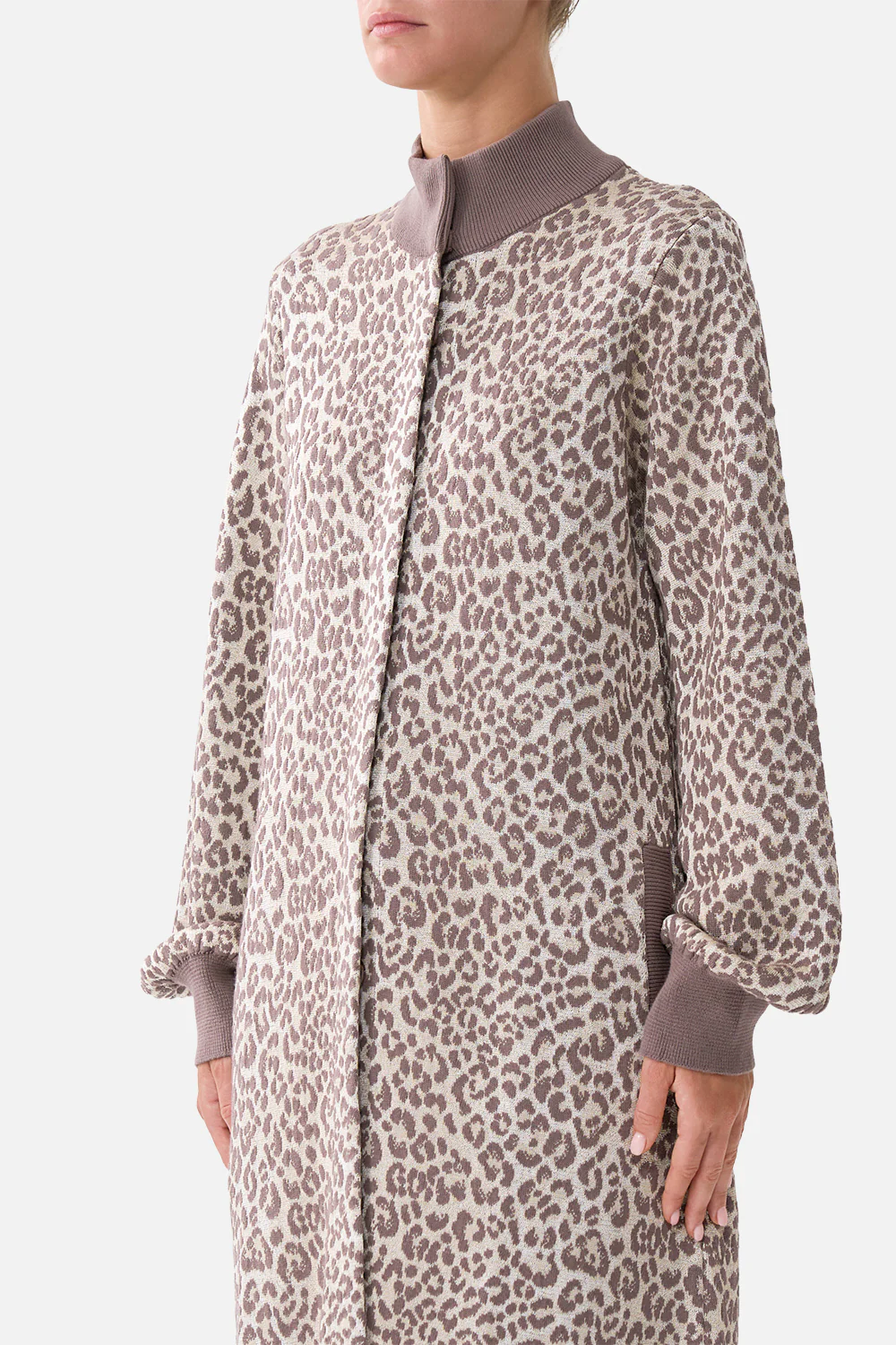 A-LINE KNIT COAT ARANJUEZ ANIMALIA - Image 5