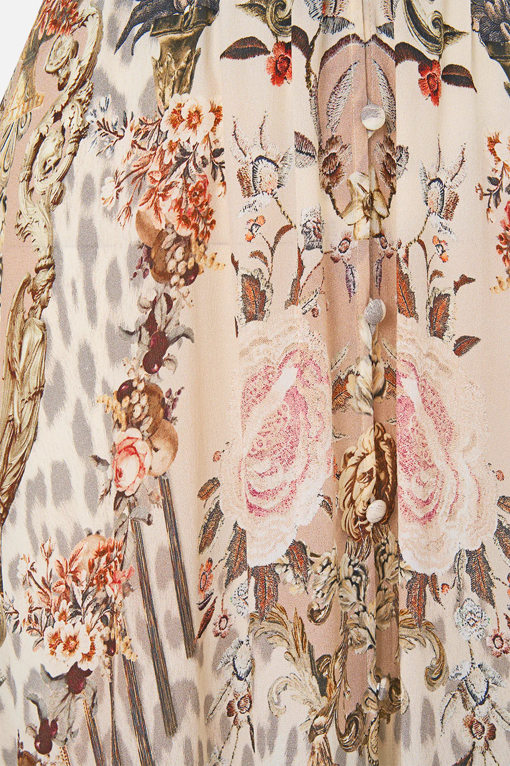 BUTTON DRESS WITH SHAPED WAISTBAND ARANJUEZ ANIMALIA - Image 7