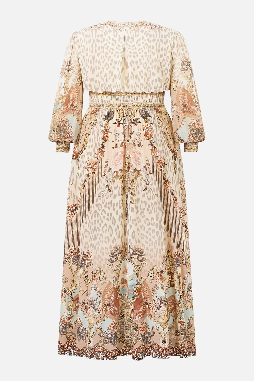 BUTTON DRESS WITH SHAPED WAISTBAND ARANJUEZ ANIMALIA - Image 9