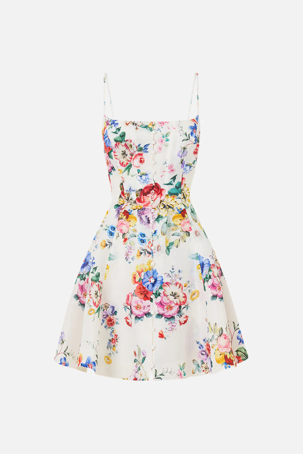 CORSET DRESS WITH SHORT FLARED SKIRT I LEFT MY HEART IN GRANADA - Image 3