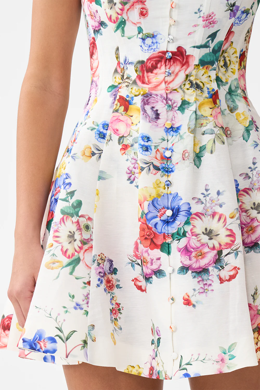 CORSET DRESS WITH SHORT FLARED SKIRT I LEFT MY HEART IN GRANADA - Image 6