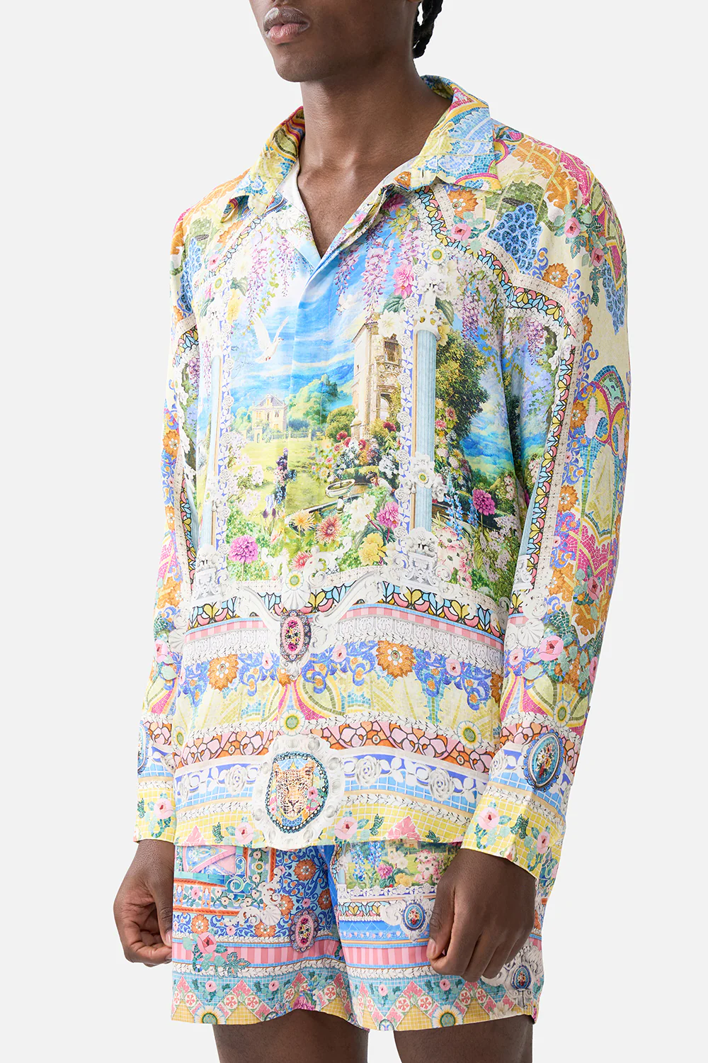 LONG SLEEVE HIDDEN PLACKET SHIRT NAVÀS NOUVEAU - Image 5