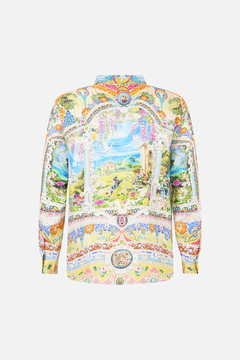 LONG SLEEVE HIDDEN PLACKET SHIRT NAVÀS NOUVEAU - Image 6