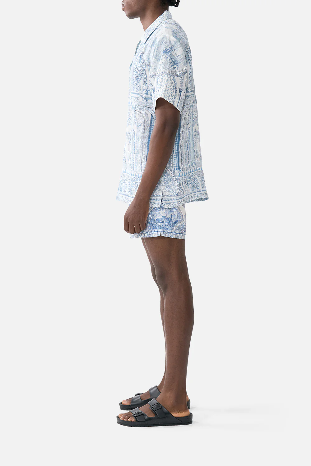 SHORT SLEEVE CABANA SHIRT THE HUM OF THE ALHAMBRA - Image 4