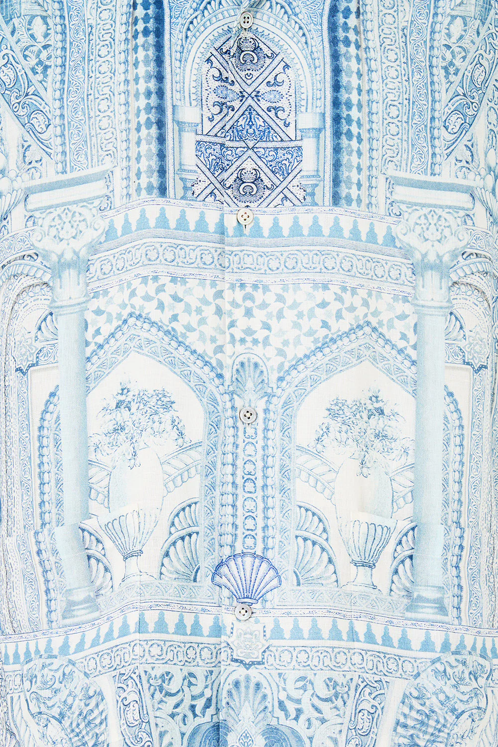 SHORT SLEEVE CABANA SHIRT THE HUM OF THE ALHAMBRA - Image 7