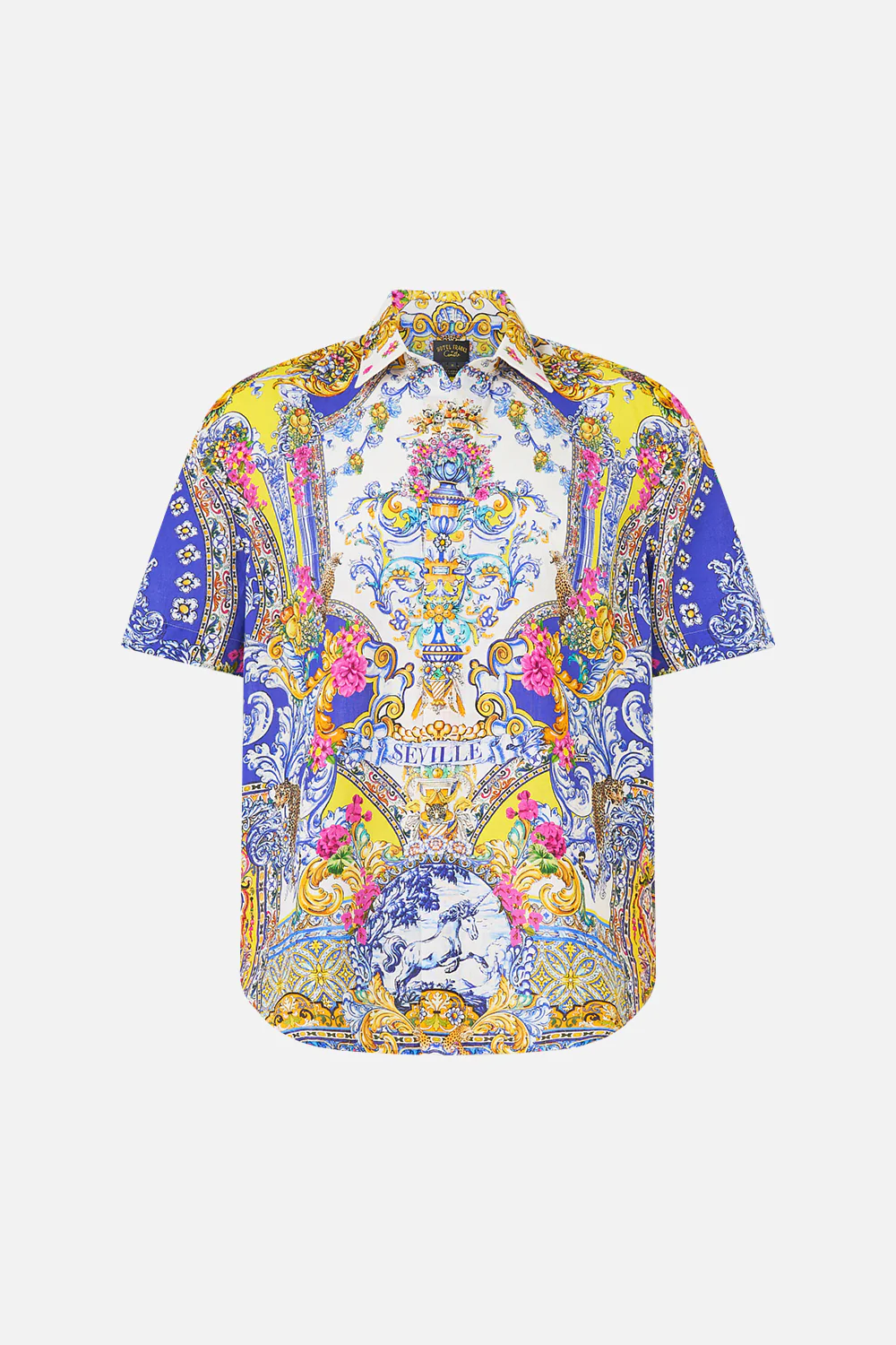 SHORT SLEEVE OVERSIZED SHIRT ESPAÑA NIRVANA - Image 3